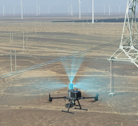 Remote inspection illustration for energy infrastructure